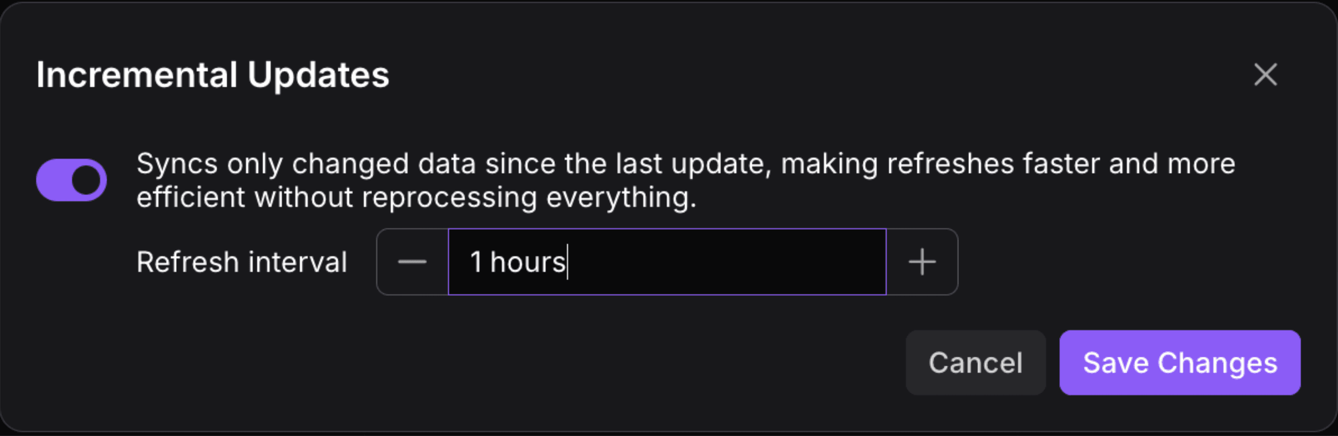 🔄 Data Refresh Updates